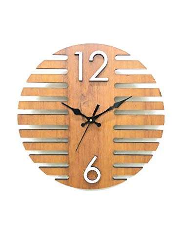 VYNOR_IMPEX_OVAL_SLATTED_WALL_CLOCK